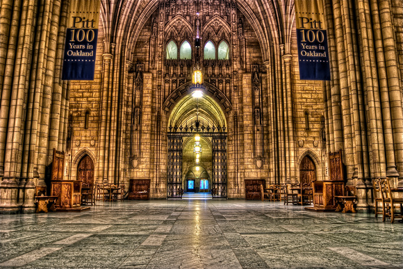 Inside the Cathedral of Learning HDR