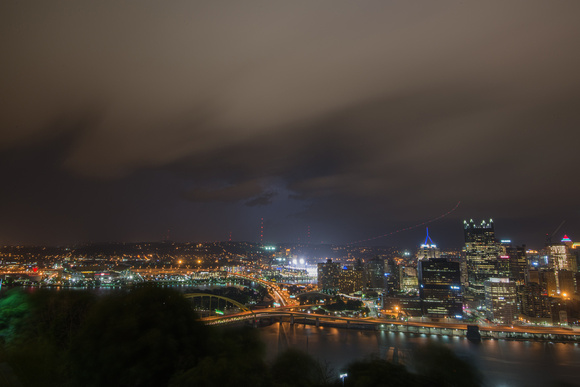Lightning over Pittsburgh from Mt. Washington in the Spring 2014 006