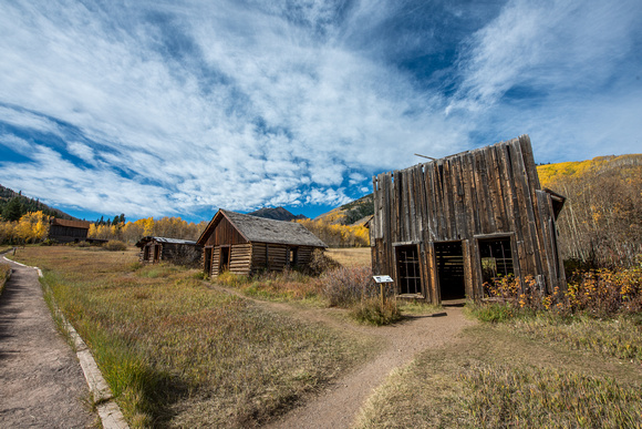 The old ghost town of Ashcroft, Colorado, in the fall - 3