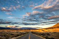 A lone road in Colorado