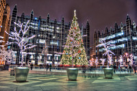 Christmas tree at PPG Place HDR