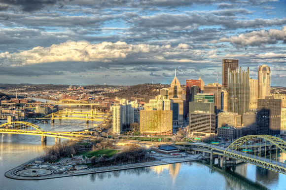 The Point in the city of Pittsburgh HDR
