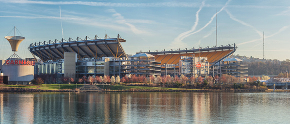 Heinz Field panorama from across the Point