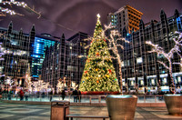 PPG Place Christmas tree HDR