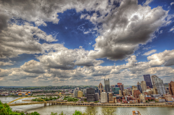 Clouds over Pittsburgh HDR