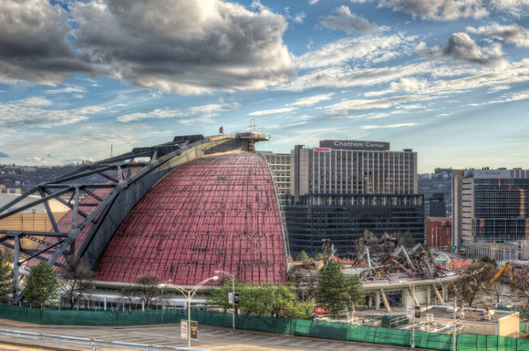 The Civic Arena from the Melody Tent Lot HDR