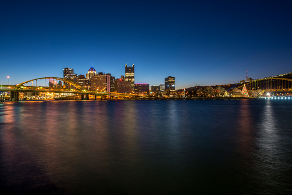 Pittsburgh from the North Shore on New Years Day 2015