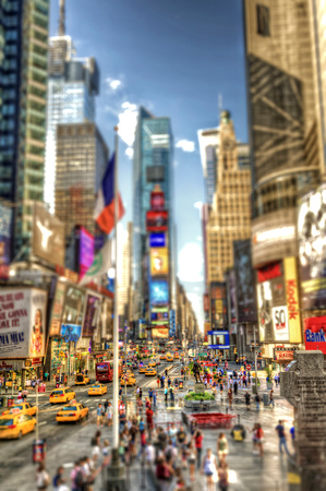 Times Square Tilt Shift HDR