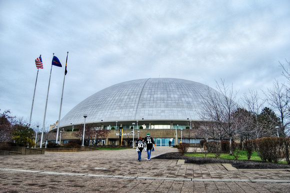 Civic Arena from Centre Ave. HDR