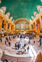 People rushing around Grand Central Terminal in New York City