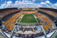 The Penn State Blue Band spells out PSU during the Pitt vs. Penn State game at Heinz Field