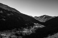 A view from Independence Pass in Colorado