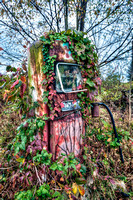 Old gas pump HDR
