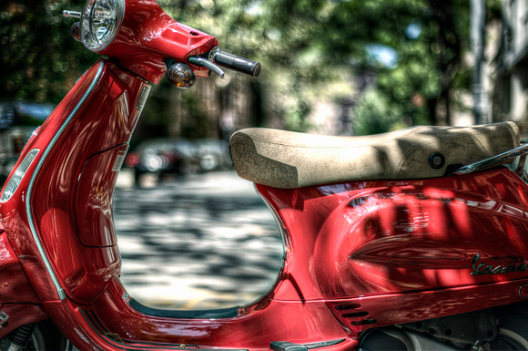 Scooter in the East Village HDR