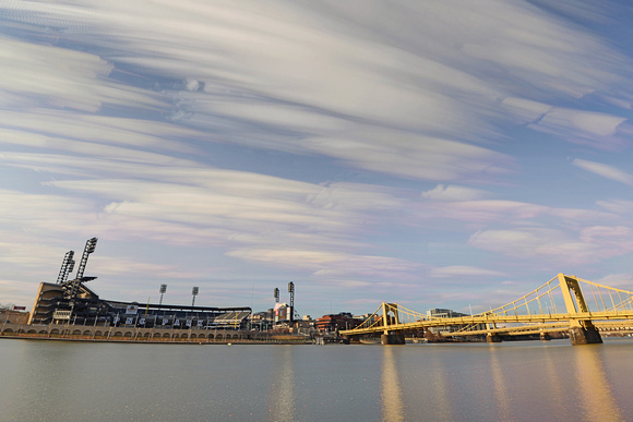 PNC Park and Clemente Bridge Time Stack