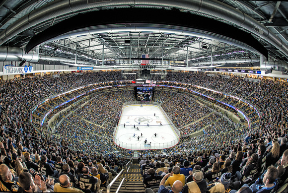 View of CONSOL Energy Center from the end of the upper bowl HDR