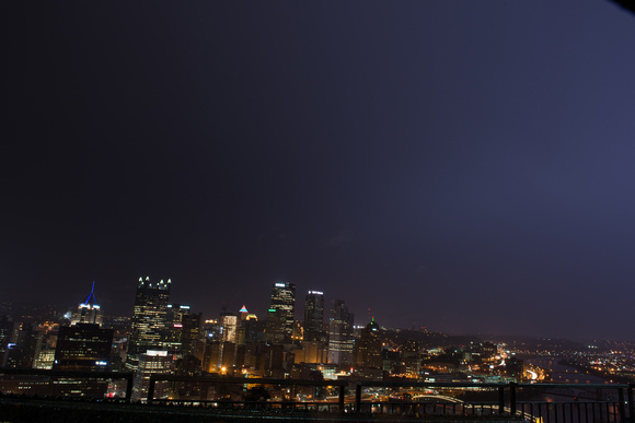 Lightning over Pittsburgh from Mt. Washington in the Spring 2014 019