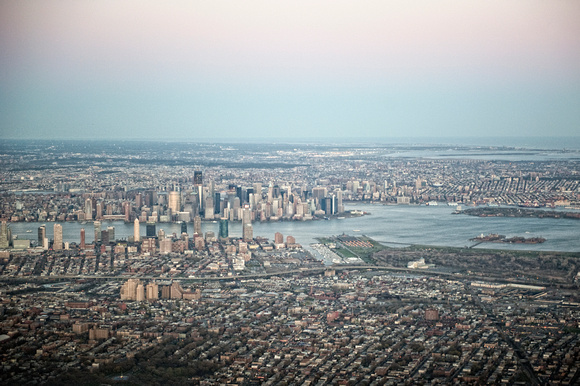 Lower Manhattan from the air
