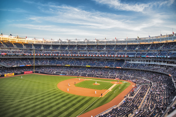 View from the top of Yankee Stadium in New York City