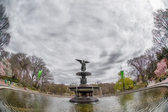 Bethesda Fountain in Central Park New York City