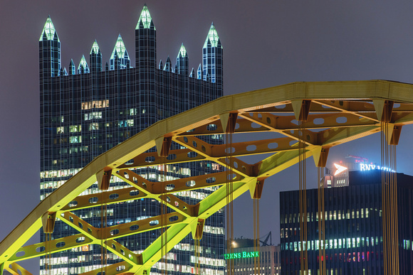 PPG Place and the Ft. Pitt Bridge