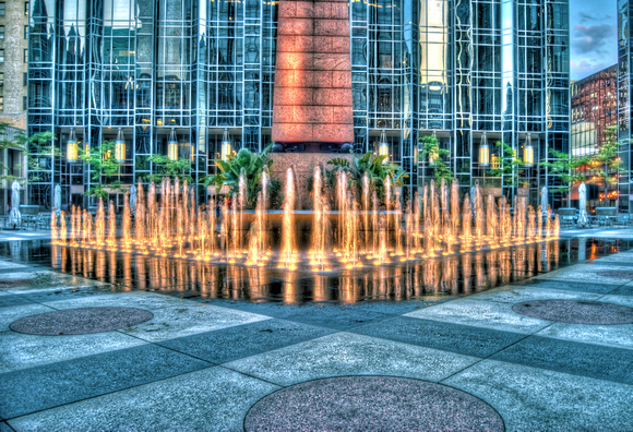 PPG Place Fountains HDR
