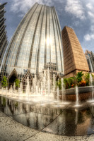 The obelisk and PPG Place HDR