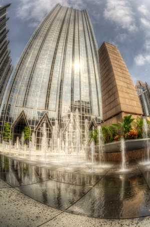 The obelisk and PPG Place HDR