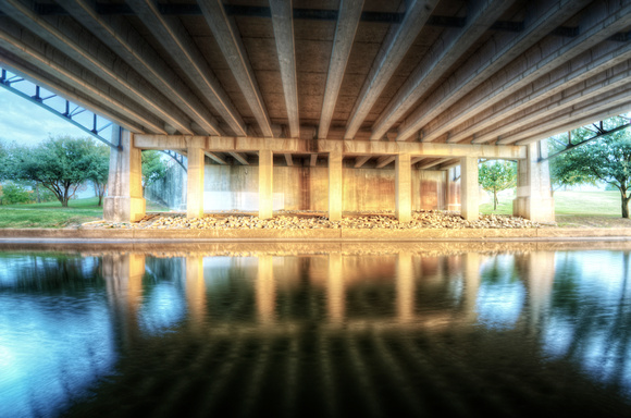 Reflections in the at Richard Greene Linear Park HDR