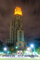 Victory Lights - Cathedral of Learning - Georgia Tech - Score