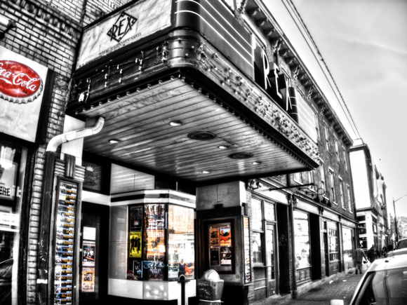 Rex Theater in the South Side of Pittsburgh HDR