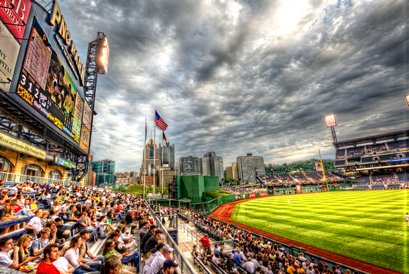 PNC Park and crowd HDR