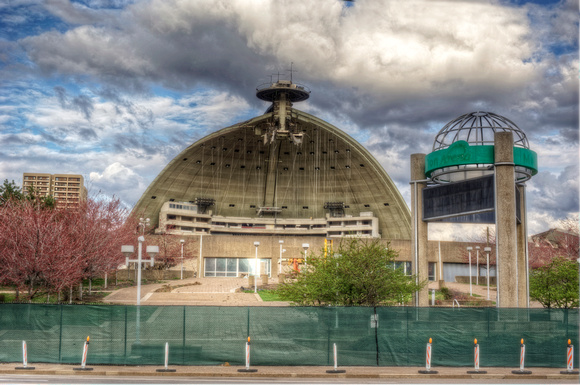 Below the deconstruction of the Civic Arena HDR