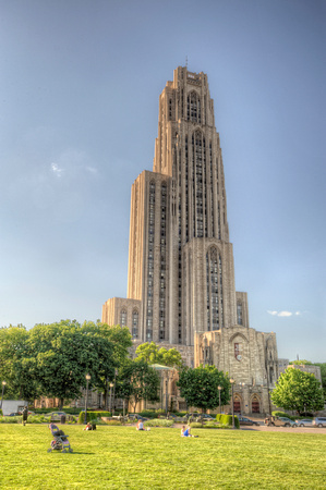 The Cathedral of Learning on the campus of the University of Pittsburgh HDR