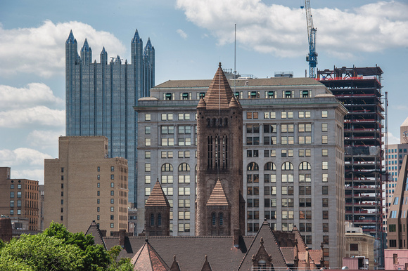 The Courthouse and PPG Place in Pittsburgh