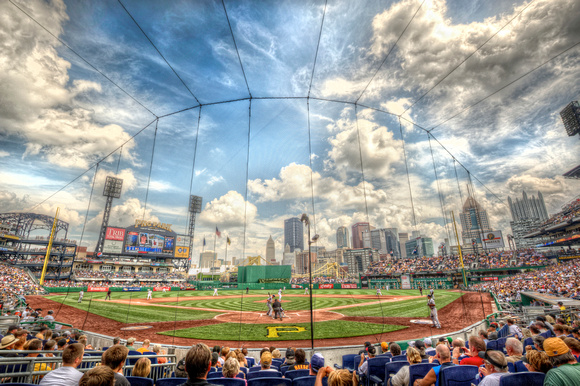 PNC Park and Pittsburgh Skyline HDR