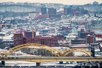 The 16th Street Bridge and Strip District in Pittsburgh