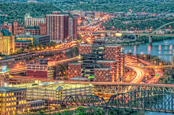 The Parkway in Pittsburgh HDR