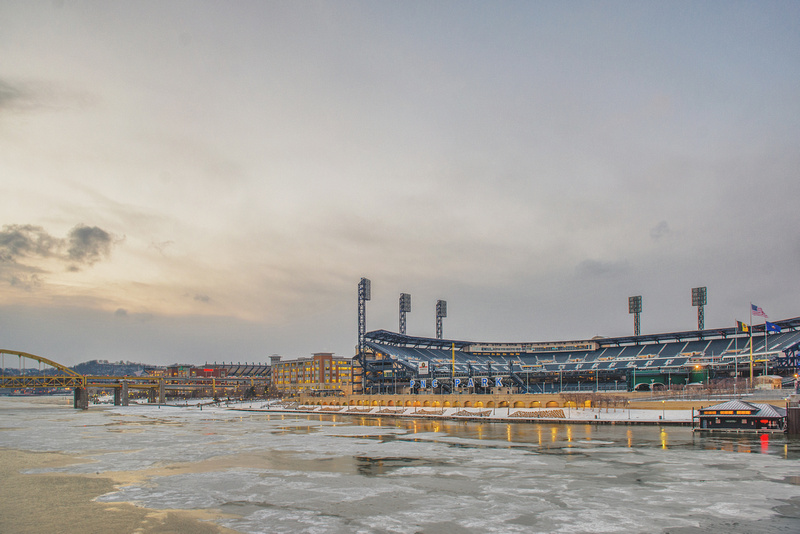 Dave DiCello Photography | PNC Park | PNC Park on the icy Allegheny ...